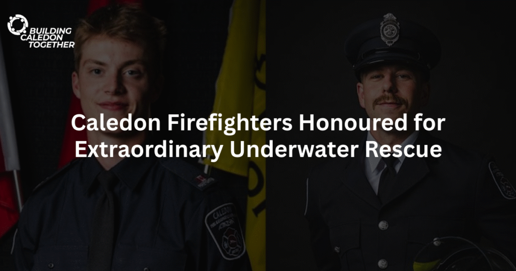 Caledon firefighters honoured