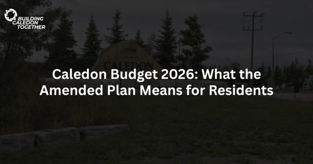 Caledon budget 2026