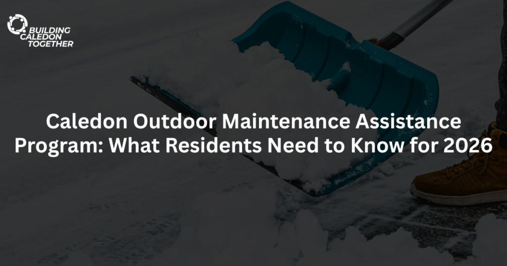Caledon Outdoor Maintenance Assistance Program